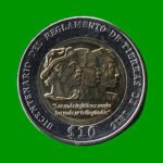 MONEDA DE URUGUAY $ 10,00, AÑO 2015, ESTADO NUEVA.-