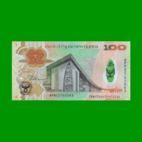 BILLETE DE PAPUA NUEVA GUINEA 100 KINA, POLYMERO, PICK 37, AÑO 2008, ESTADO SIN CIRCULAR.-