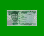 BILLETE DE NIGERIA 500 NAIRA, PICK 48, AÑO 2022, ESTADO SIN CIRCULAR.-