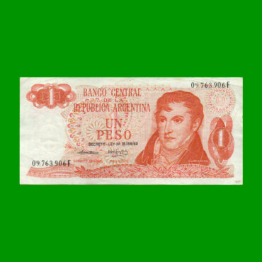 PESOS LEY 18.188 $1,00, BOT 2319a, AÑO 1974, ESTADO EXCELENTE- .-