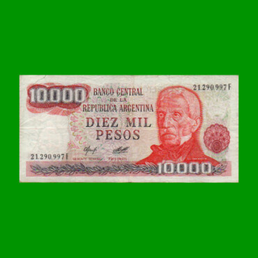 PESOS LEY 18.188 $10.000,00, BOT 2487, AÑO 1978, ESTADO BUENO+ .-