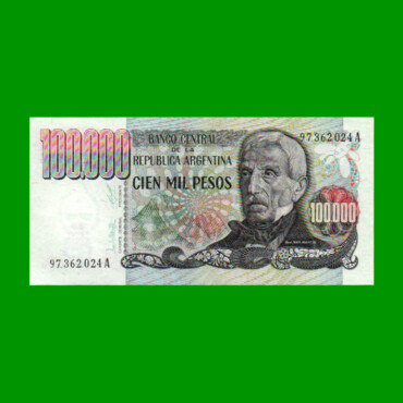 PESOS LEY 18.188 $100.000,00, BOT 2503, AÑO 1980, ESTADO EXCELENTE+ .-