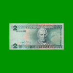 BILLETE DE LITUANIA 2 DU LITAI, PICK 54, AÑO 1993, ESTADO MUY BUENO+ .-
