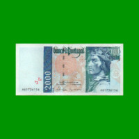 BILLETE DE PORTUGAL 2000 ESCUDOS, PICK 189b, AÑO 1996, EXELENTE- .-