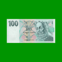 BILLETE DE REPUBLICA CHECA 100 KORUN, PICK 18, AÑO 1997, ESTADO SIN CIRCULAR.-