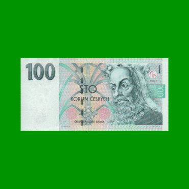 BILLETE DE REPUBLICA CHECA 100 KORUN, PICK 18, AÑO 1997, ESTADO SIN CIRCULAR.-