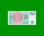 BILLETE DE REPUBLICA CHECA 100 KORUN, PICK 18, AÑO 1997, ESTADO SIN CIRCULAR.- - Imagen 2
