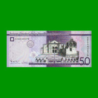 BILLETE DE REPUBLICA DOMINICANA $50,00 ORO PICK 189 AÑO 2014 ESTADO SIN CIRCULAR.-