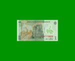 BILLETE DE RUMANIA 1,00 LEU, POLYMERO PICK 117k, ESTADO SIN CIRCULAR.- - Imagen 2