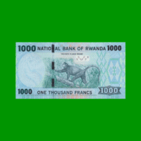 BILLETE DE RWANDA 1.000 FRANCOS, PICK 39, AÑO 2015, ESTADO SIN CIRCULAR.-
