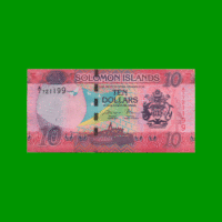 BILLETE DE ISLAS SALOMON 10 DOLARES, PICK 33, ESTADO SIN CIRCULAR.-