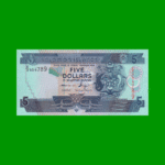 BILLETE DE ISLAS SALOMON 5 DOLARES,  PICK 26, ESTADO SIN CIRCULAR.-