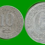 COREA DEL NORTE SET DE CINCO MONEDAS 1, 5, 10 Y 50 CHON; Y 1 WON, AÑO 1959/ 1987, ESTADO NUEVAS.-