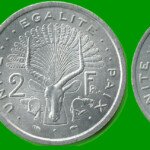 DJIBOUTI SET DE TRES MONEDAS 1, 2 Y 5 FRANCOS, AÑO 1977/ 1991, ESTADO NUEVAS.-