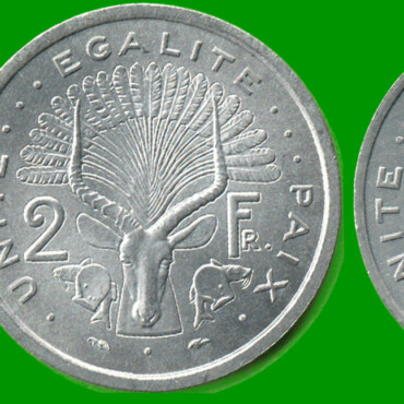 DJIBOUTI SET DE TRES MONEDAS 1, 2 Y 5 FRANCOS, AÑO 1977/ 1991, ESTADO NUEVAS.-