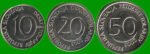 ESLOVENIA SET DE TRES MONEDAS 10, 20 Y 50 TOLAR, AÑO 2002/ 2003, ESTADO NUEVAS.- - Imagen 2