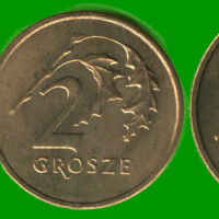 POLONIA SET DE TRES MONEDAS 1, 2 Y 5 GLOSZ, AÑO 2000, ESTADO NUEVAS.-