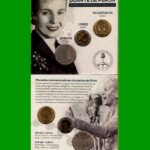 MONEDAS ARGENTINAS - SERIE EVA PERON, BLISTER DE 3 MONEDAS NUEVAS.-