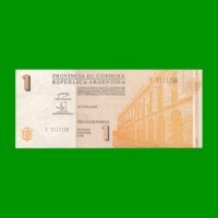 BONO DE CORDOBA $ 1,00, EC 276, AÑO 2002, SERIE E, ESTADO EXCELENTE+ .-