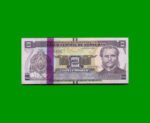 FAJO DE BILLETES DE HONDURAS 2 LEMPIRAS, PICK 97, AÑO 2014, ESTADO SIN CIRCULAR.-