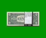 FAJO DE BILLETES DE ESTADOS UNIDOS 1 DOLAR, PICK 544, SERIES 2017 A, ESTADO SIN CIRCULAR.- - Imagen 2