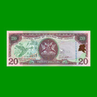 BILLETE DE TRINIDAD Y TOBAGO 20 DOLARES, PICK 49, AÑO 2006, ESTADO SIN CIRCULAR.-