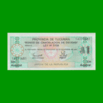 BONO DE TUCUMAN 1,00 AUSTRAL, EC 094, AÑO 1985, ESTADO EXCELENTE+.-