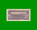 BILLETE DE URUGUAY $10,00, PICK 37d, SERIE D, ESTADO BUENO+. - Imagen 2