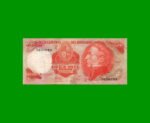 BILLETE DE URUGUAY $10.000, PICK 53c, AÑO 1974, SERIE C, ESTADO BUENO+ .