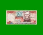 BILLETE DE URUGUAY $5,00 PICK 73A, AÑO 1997, SERIE A, ESTADO MUY BUENO-.