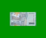 BILLETE DE INDONESIA 2.000 RUPIAS, PICK 163, AÑO 2022, ESTADO SIN CIRCULAR.- - Imagen 2