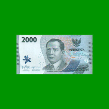 BILLETE DE INDONESIA 2.000 RUPIAS, PICK 163, AÑO 2022, ESTADO SIN CIRCULAR.-