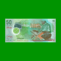 BILLETE DE ISLAS MALDIVAS 50,00 RUPIAS, POLYMERO PICK 28, ESTADO SIN CIRCULAR.-