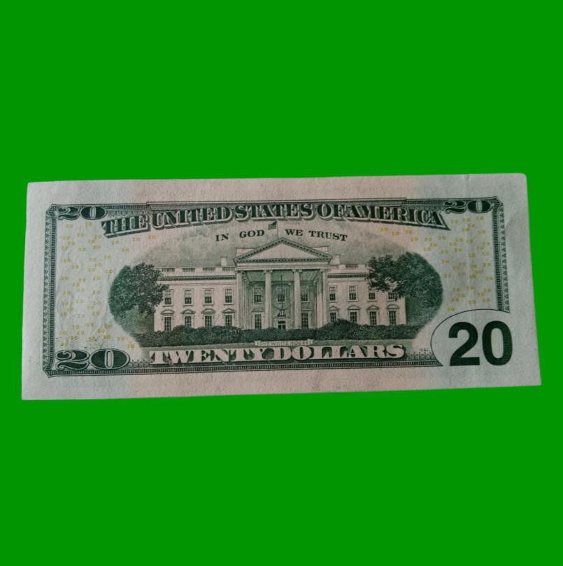 BILLETE DE EEUU 20,00 DOLARES, SELLO VERDE, PICK 546, ESTADO SIN CIRCULAR.- - Imagen 2