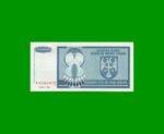 BILLETE DE BOSNIA - HERZEGOVINA STO MILIONA DINARA, PICK 146, AÑO 1993, ESTADO EXELENTE +.- - Imagen 2
