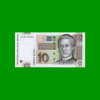 BILLETE DE CROACIA 10 KUNA, PICK 38, AÑO 2001, ESTADO SIN CIRCULAR.-