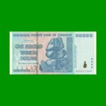 BILLETE DE ZIMBABWE 100.000.000.000.000 DOLARES, PICK 91, ESTADO SIN CIRCULAR.-