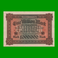 BILLETE DE ALEMANIA 1.000.000 MARCOS, PICK 86a, AÑO 1923, ESTADO EXCELENTE+ .-