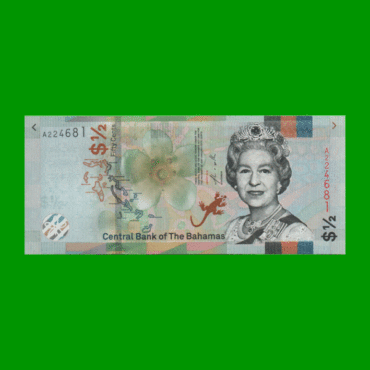 BILLETE DE BAHAMAS 1/2 DOLAR, PICK NEW, AÑO 2019, ESTADO SIN CIRCULAR.-