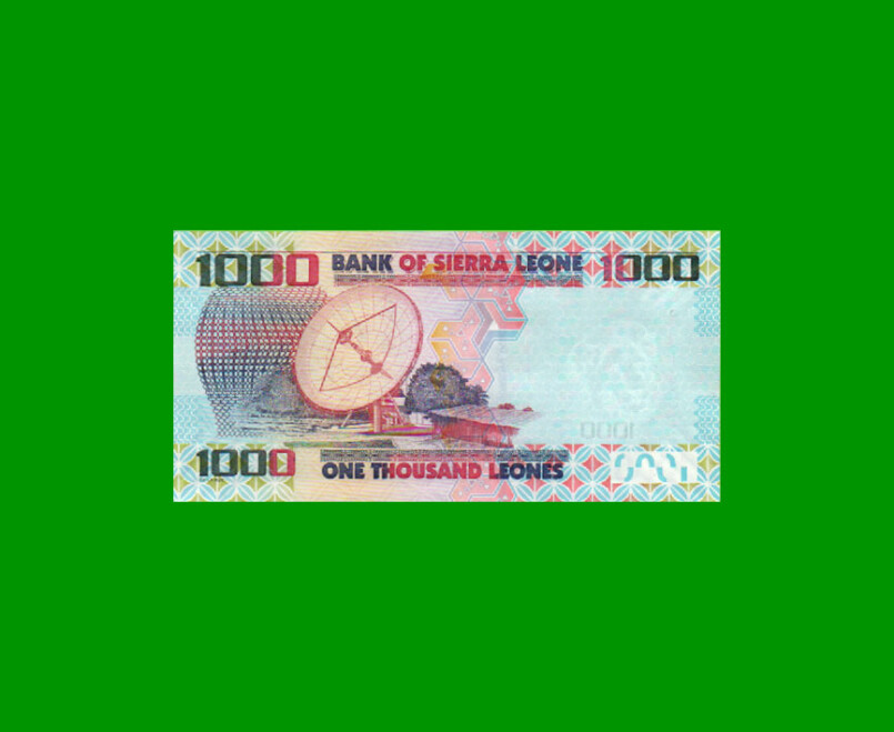 BILLETE DE SIERRA LEONA 1.000 LEONES, PICK 30, AÑO 2021, ESTADO SIN CIRCULAR.- - Imagen 2
