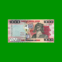 BILLETE DE SIERRA LEONA 1.000 LEONES, PICK 30, AÑO 2021, ESTADO SIN CIRCULAR.-