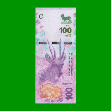 PESOS 3er DISEÑO $100,00, COL F201b, AÑO 2019, ESTADO SIN CIRCULAR.-