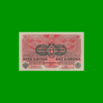 BILLETE DE AUSTRIA 1 CORONA, PICK 49, AÑO 1916, ESTADO SIN CIRCULAR.-